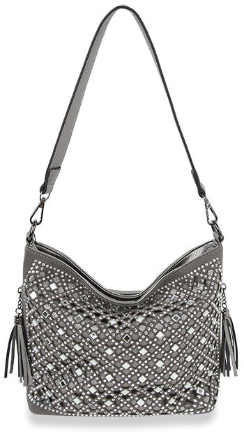 Rhinestone Clear Bag With Chain Game Day Purse - Kendry Collection Boutique